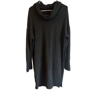 Willi Smith Heather Gray Sweater Dress